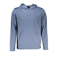Calvin Klein Blue Polyester Men's Hooded Sweater Calvin Klein