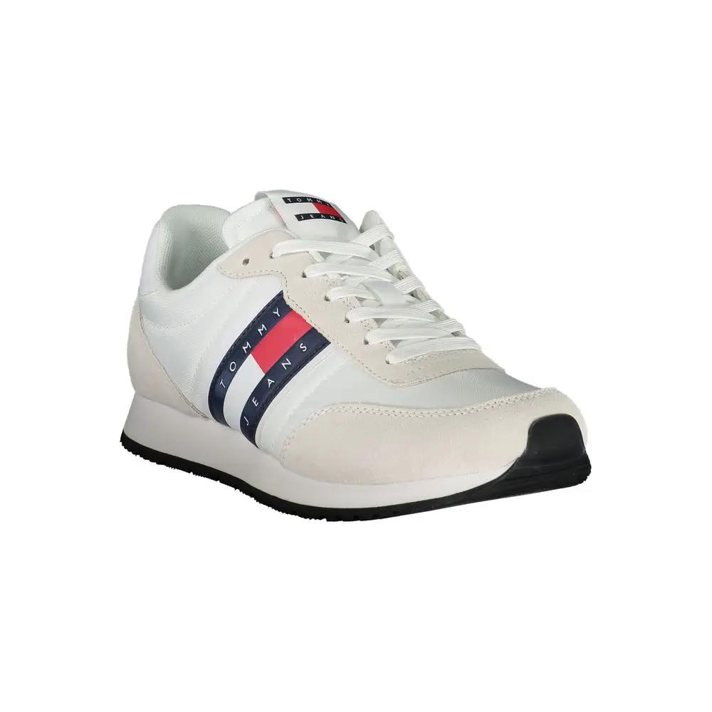 Tommy Hilfiger Bianco Polyester Men Sneaker