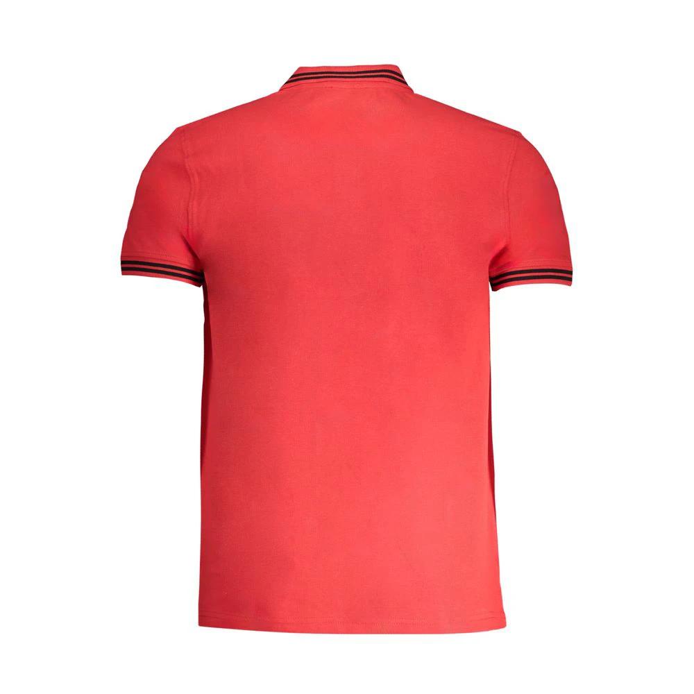 Polo homme Cavalli Class en coton rouge