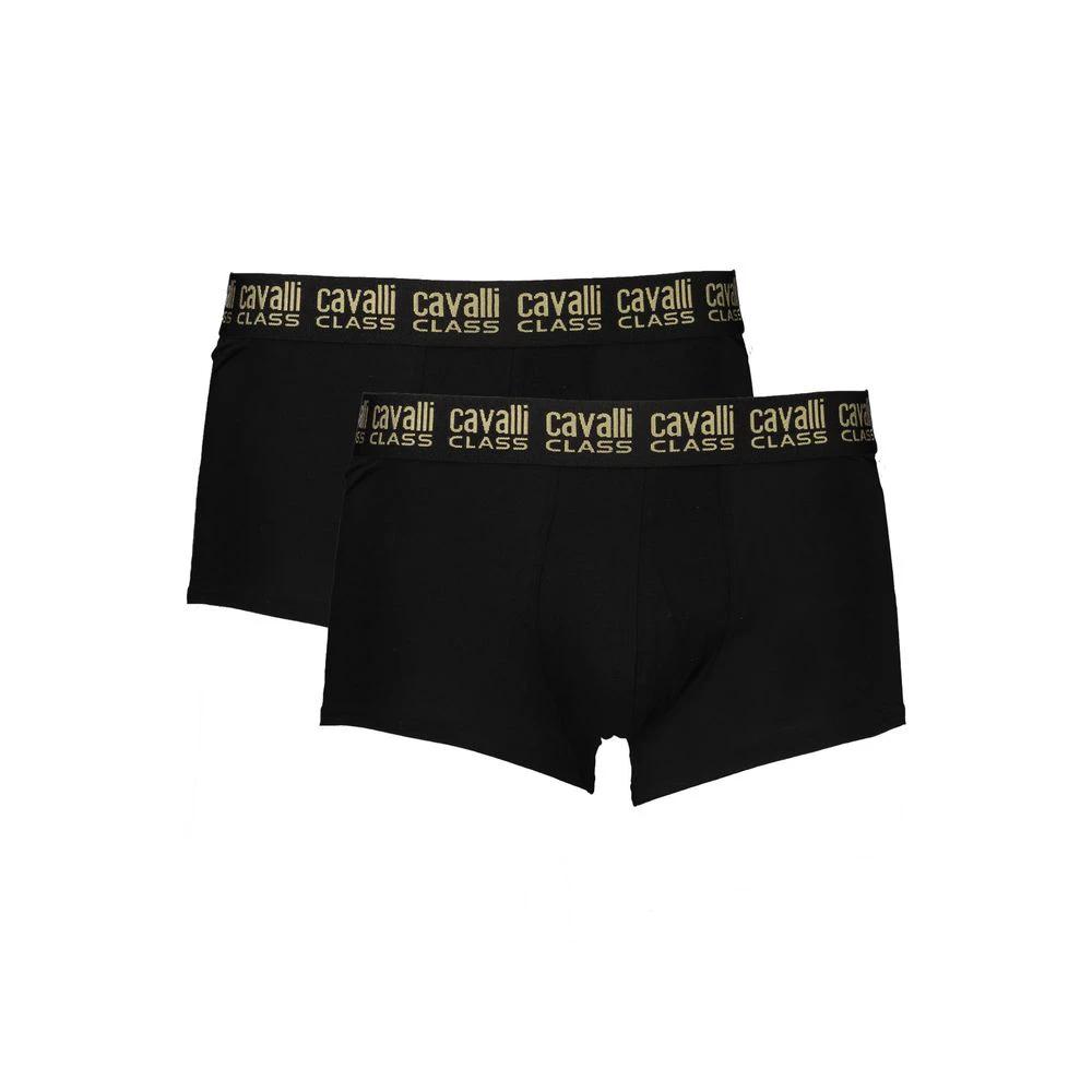 Paire de boxers pour homme Cavalli Class en coton noir
