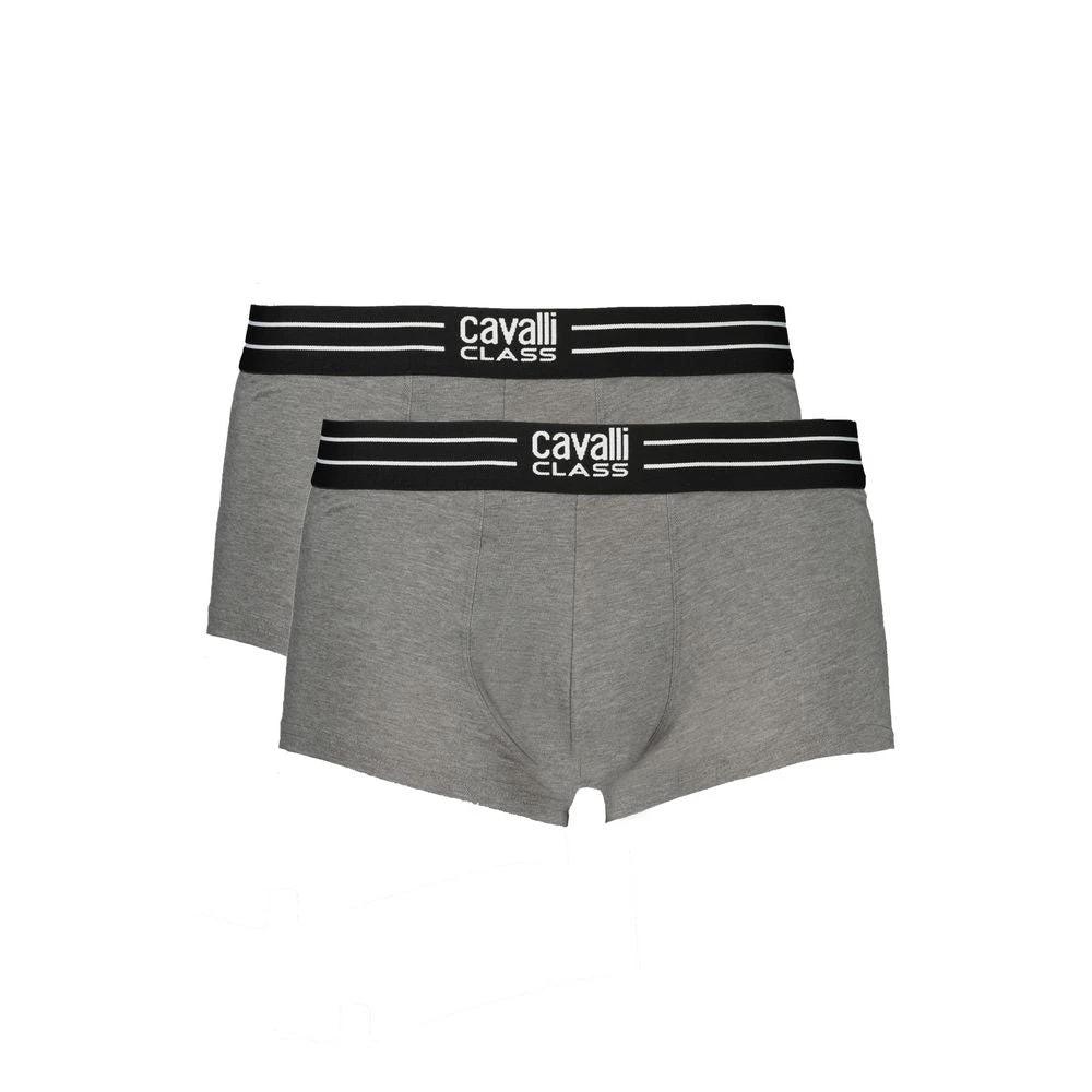 Boxers pour hommes Cavalli Class Grigio en coton