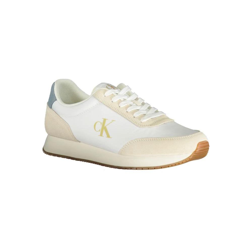 Calvin Klein White Polyester Men Sneaker Calvin Klein