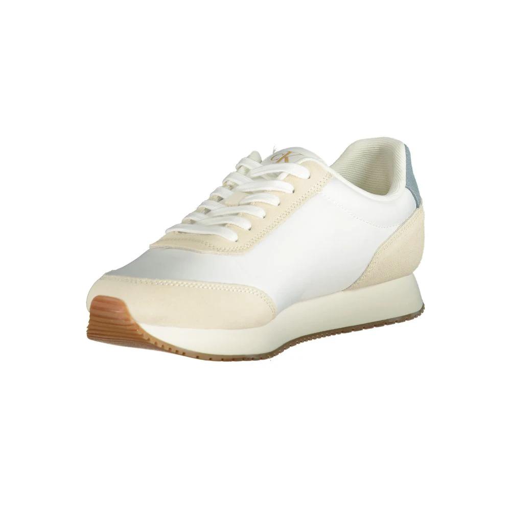 Calvin Klein White Polyester Men Sneaker Calvin Klein