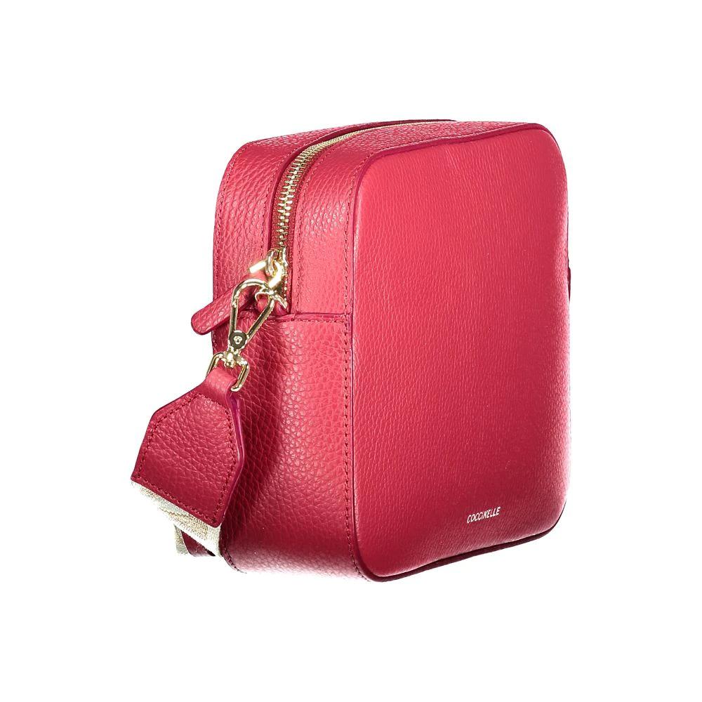 Sac à main en cuir Coccinelle Rosso pour femme