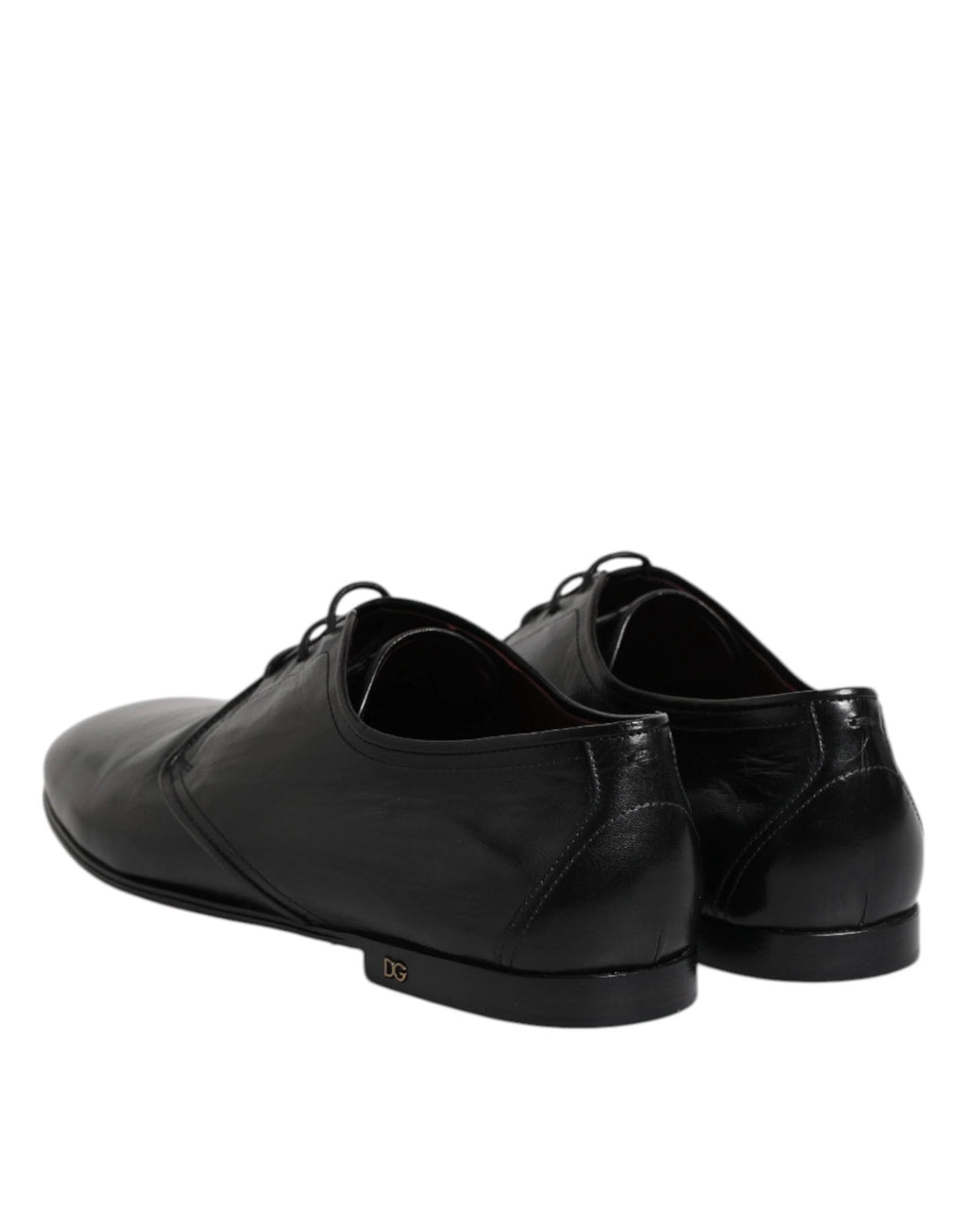 Dolce & Gabbana Black Leather Lace Up Derby Dress Formal Shoes by Dolce & Gabbana