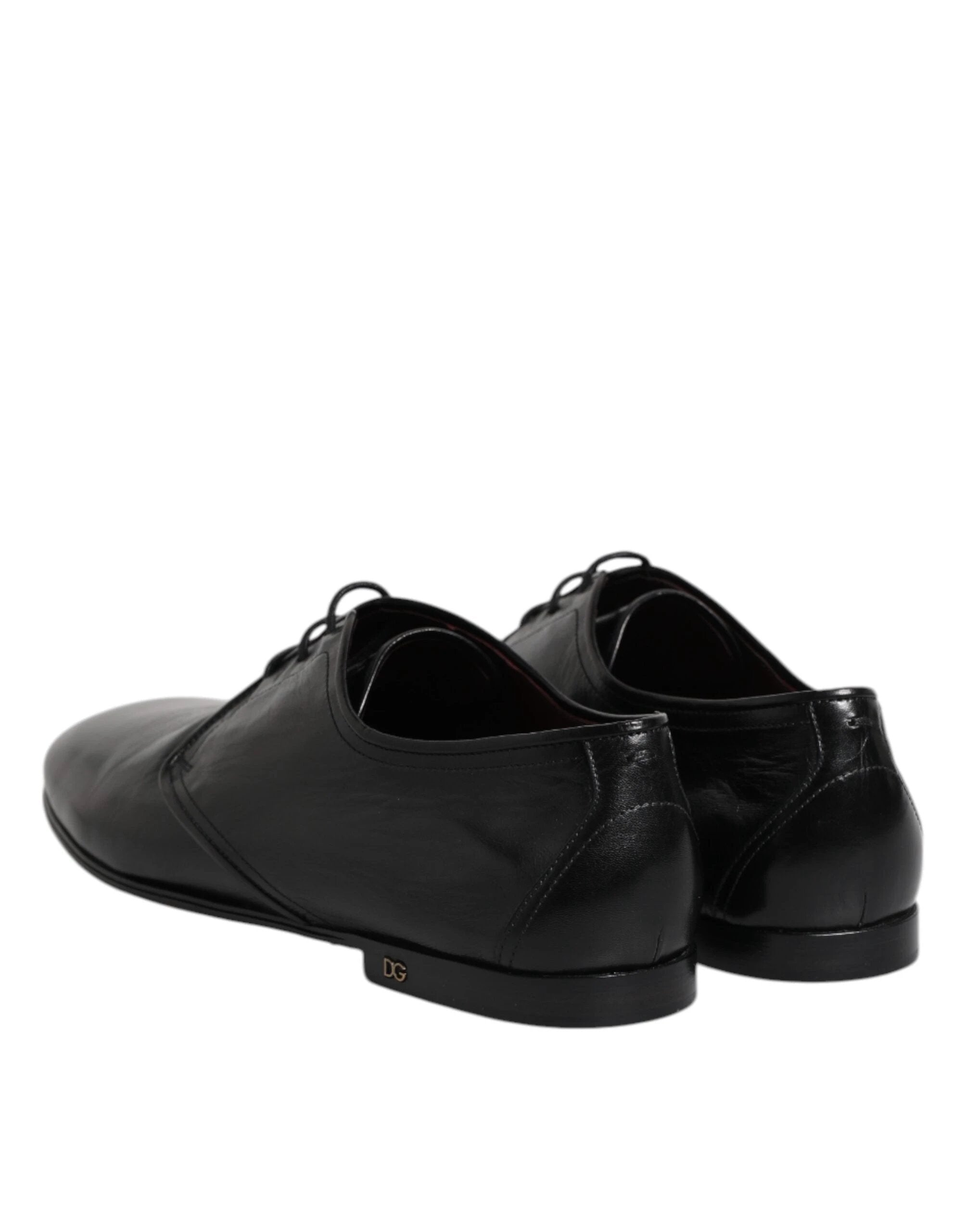 Dolce & Gabbana Black Leather Lace Up Derby Dress Formal Shoes by Dolce & Gabbana