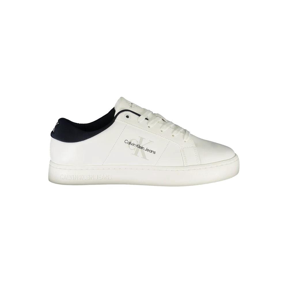 Calvin Klein Bianco Polyurethane Men Sneaker Calvin Klein
