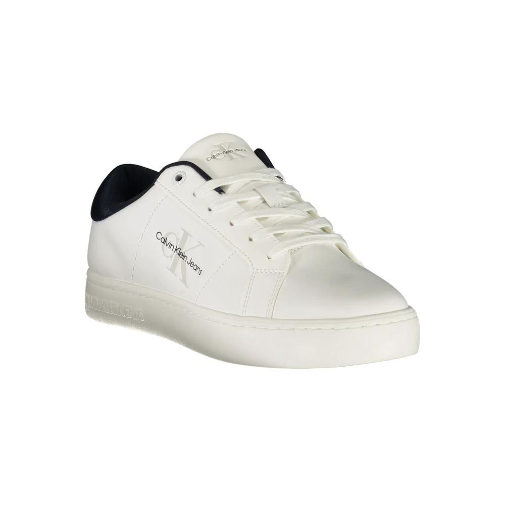 Calvin Klein Bianco Polyurethane Men Sneaker Calvin Klein