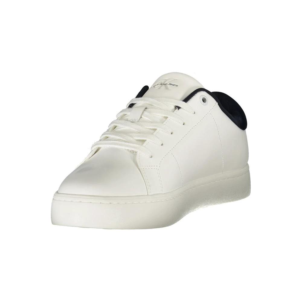 Calvin Klein Bianco Polyurethane Men Sneaker Calvin Klein