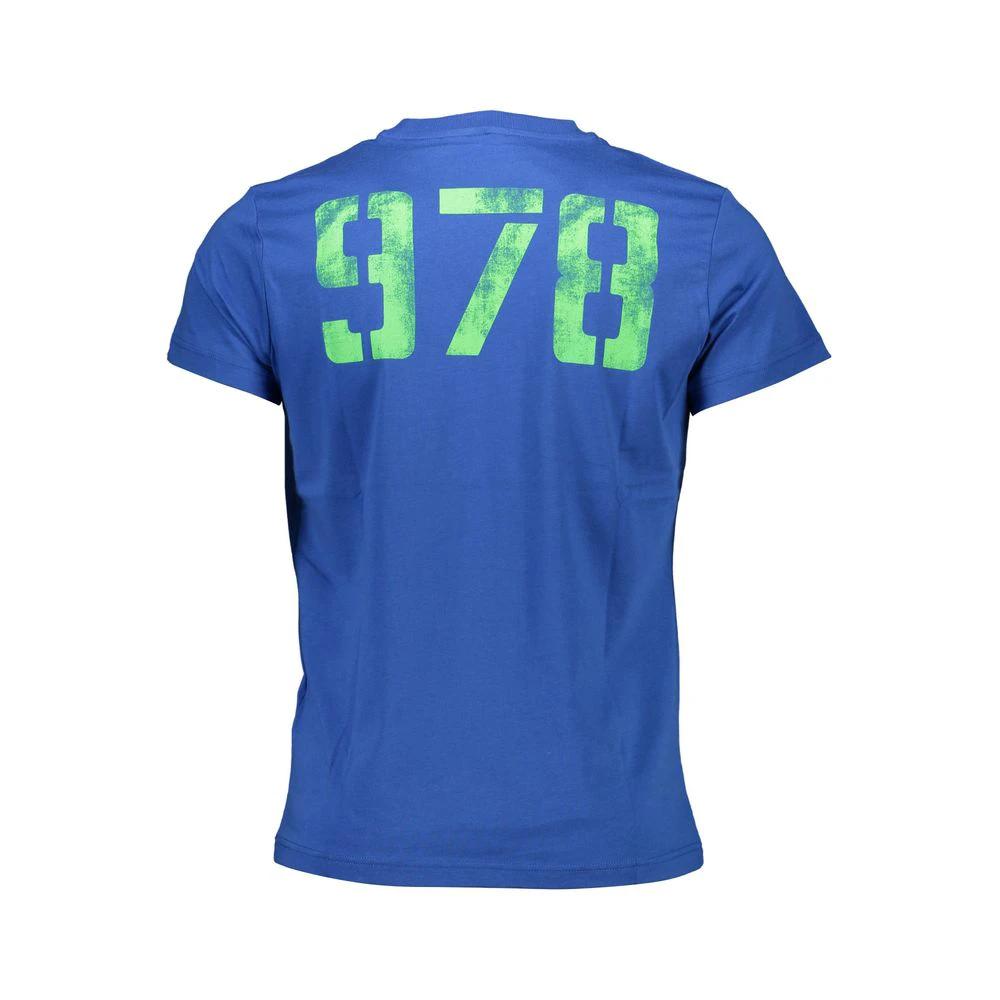 T-shirt Diesel Blu en coton pour homme