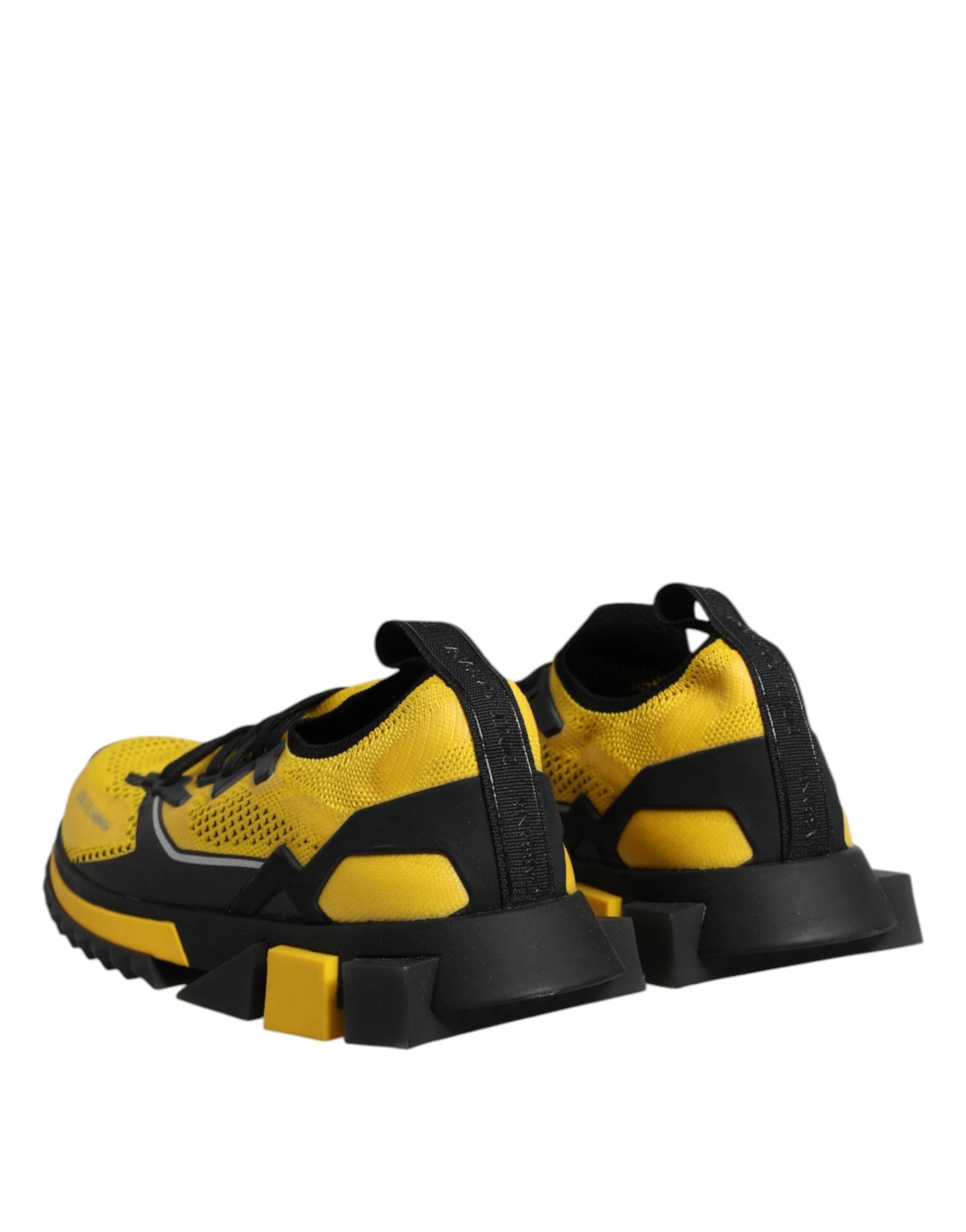 Dolce & Gabbana Yellow SORRENTO Sport Stretch Sneakers Shoes by Dolce & Gabbana