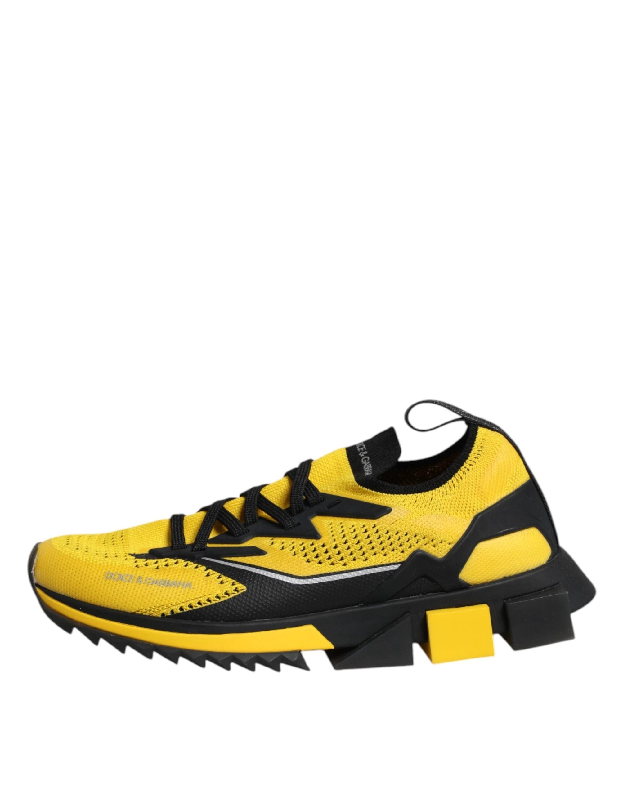 Dolce & Gabbana Yellow SORRENTO Sport Stretch Sneakers Shoes by Dolce & Gabbana
