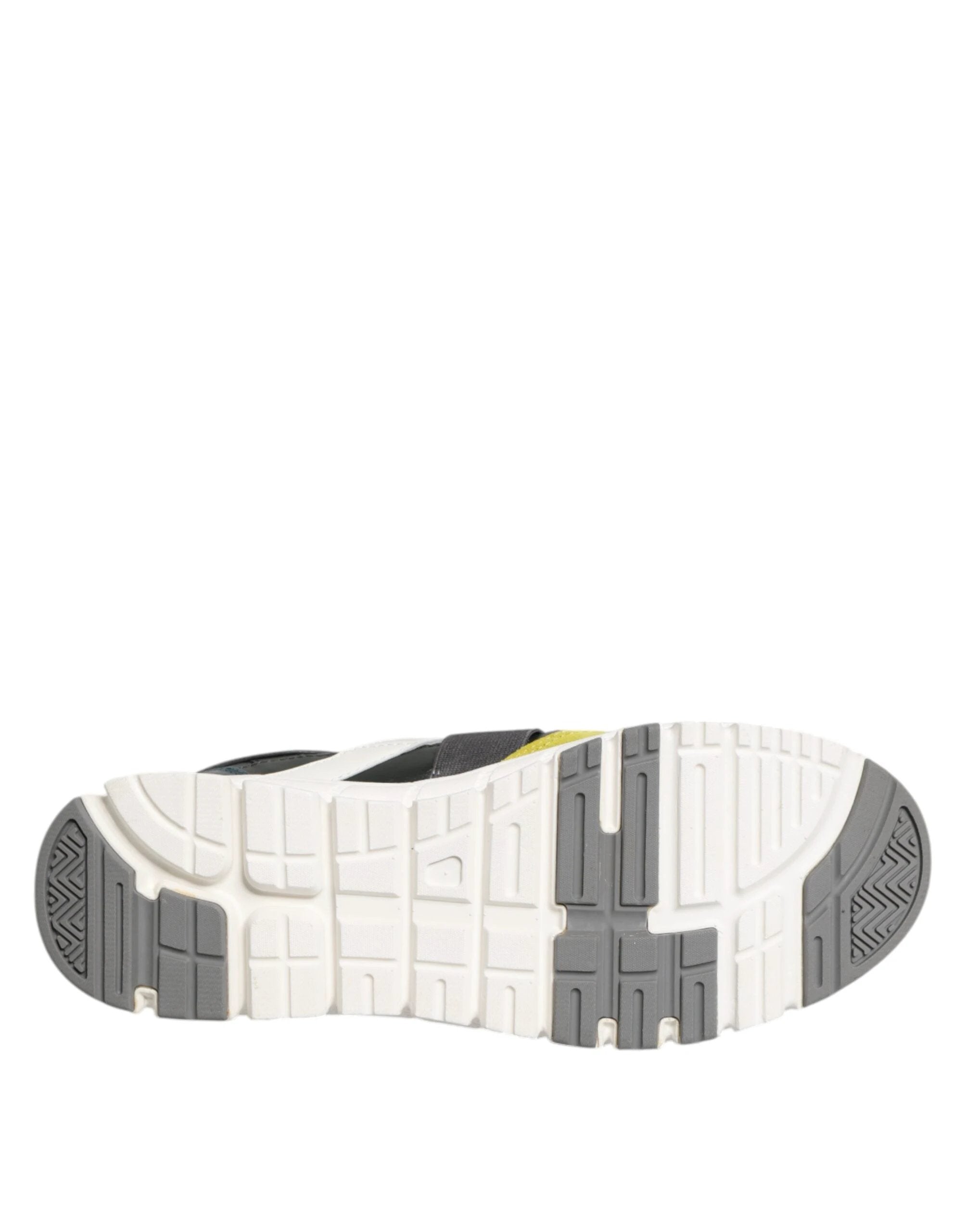 Dolce & Gabbana Multicolor Lace Up Low Top Men Sneakers Shoes by Dolce & Gabbana