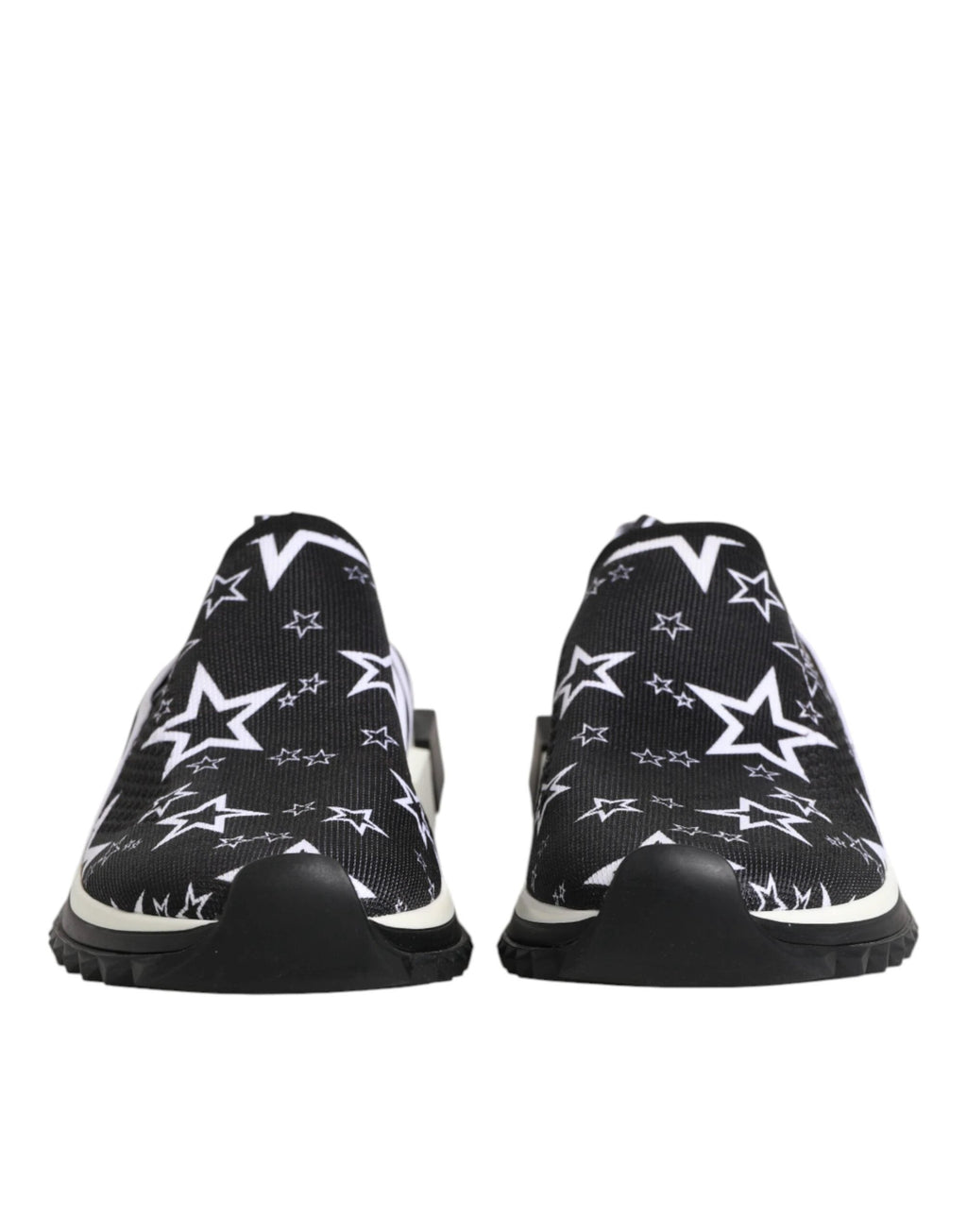 Dolce & Gabbana Black White Sorrento Low Top Sneakers Shoes by Dolce & Gabbana