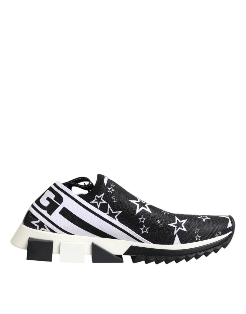 Dolce & Gabbana Black White Sorrento Low Top Sneakers Shoes by Dolce & Gabbana