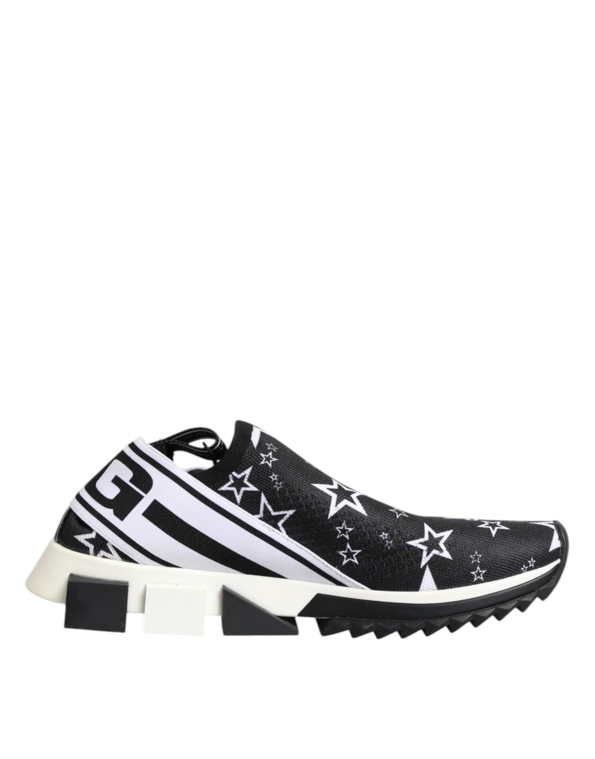 Dolce & Gabbana Black White Sorrento Low Top Sneakers Shoes by Dolce & Gabbana