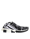 Dolce & Gabbana Black White Sorrento Low Top Sneakers Shoes by Dolce & Gabbana