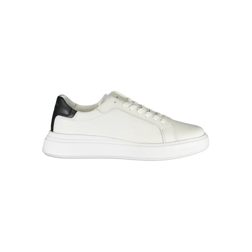 Calvin Klein Sleek White Sneakers with Contrast Accents Calvin Klein