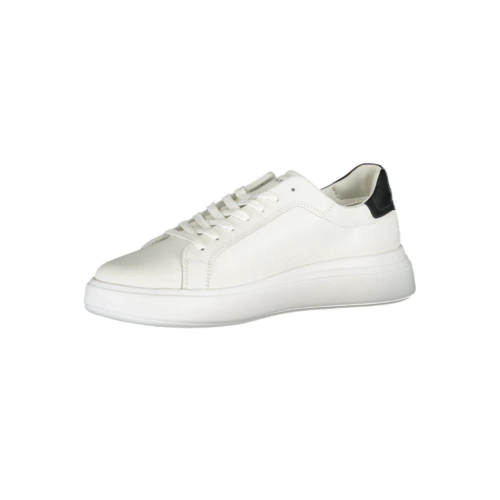 Calvin Klein Sleek White Sneakers with Contrast Accents Calvin Klein