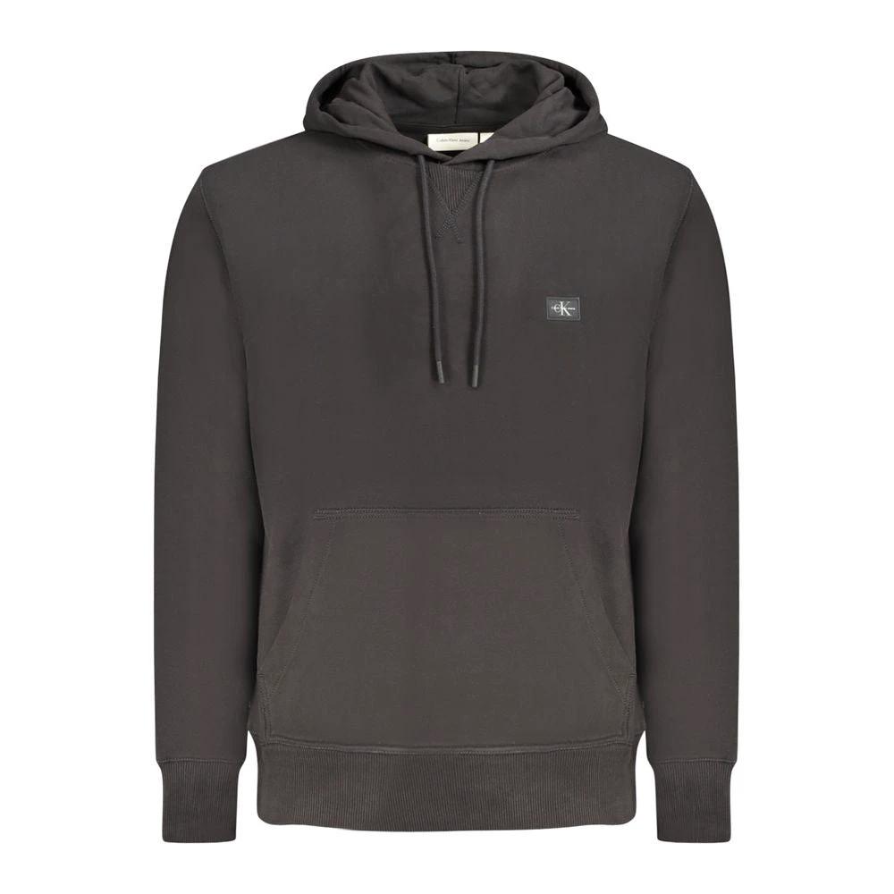 Sweat à capuche Calvin Klein en coton noir pour homme