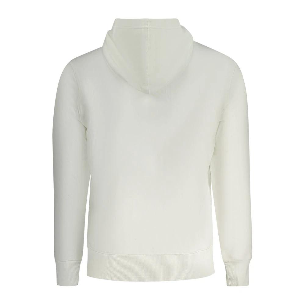 Sweat à capuche Calvin Klein en coton blanc pour homme