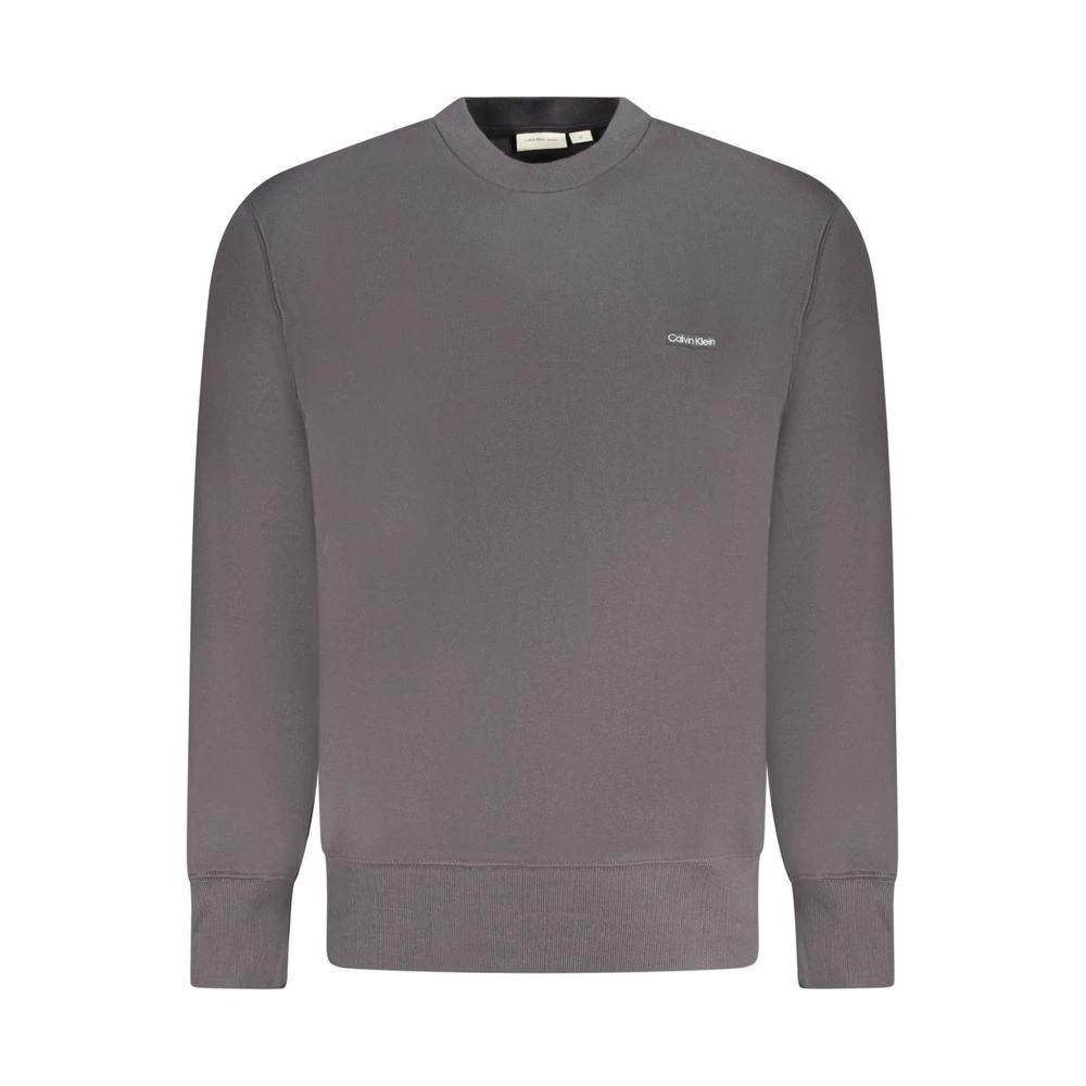Calvin Klein Black Cotton Men's Sweatshirt
