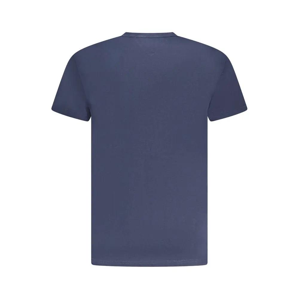 Tommy Hilfiger Blue Cotton Men's T-Shirt