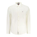 Chemise Tommy Hilfiger blanche en coton pour homme