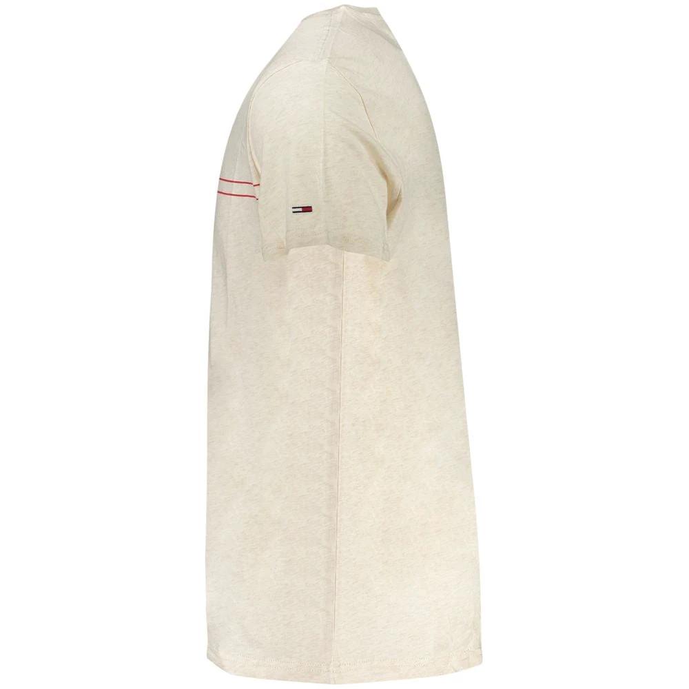 T-shirt homme Tommy Hilfiger beige en coton