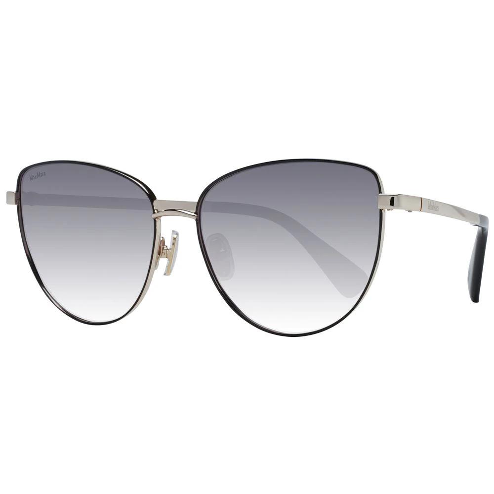 Lunettes de soleil Max Mara en métal doré