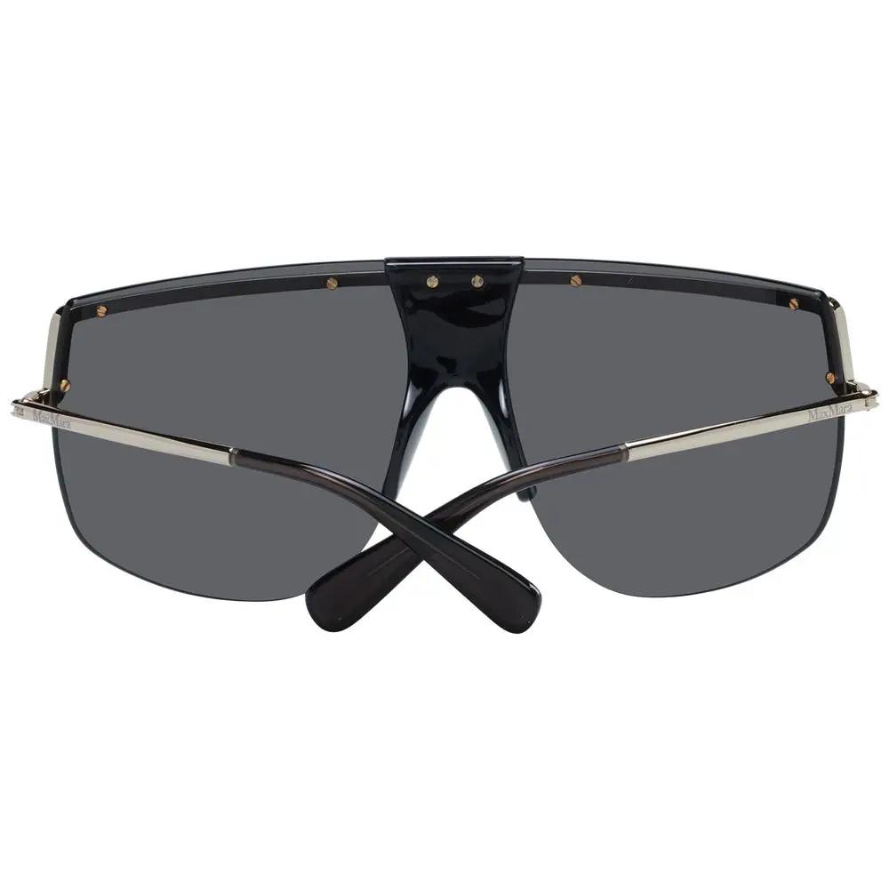 Lunettes de soleil Max Mara en métal doré