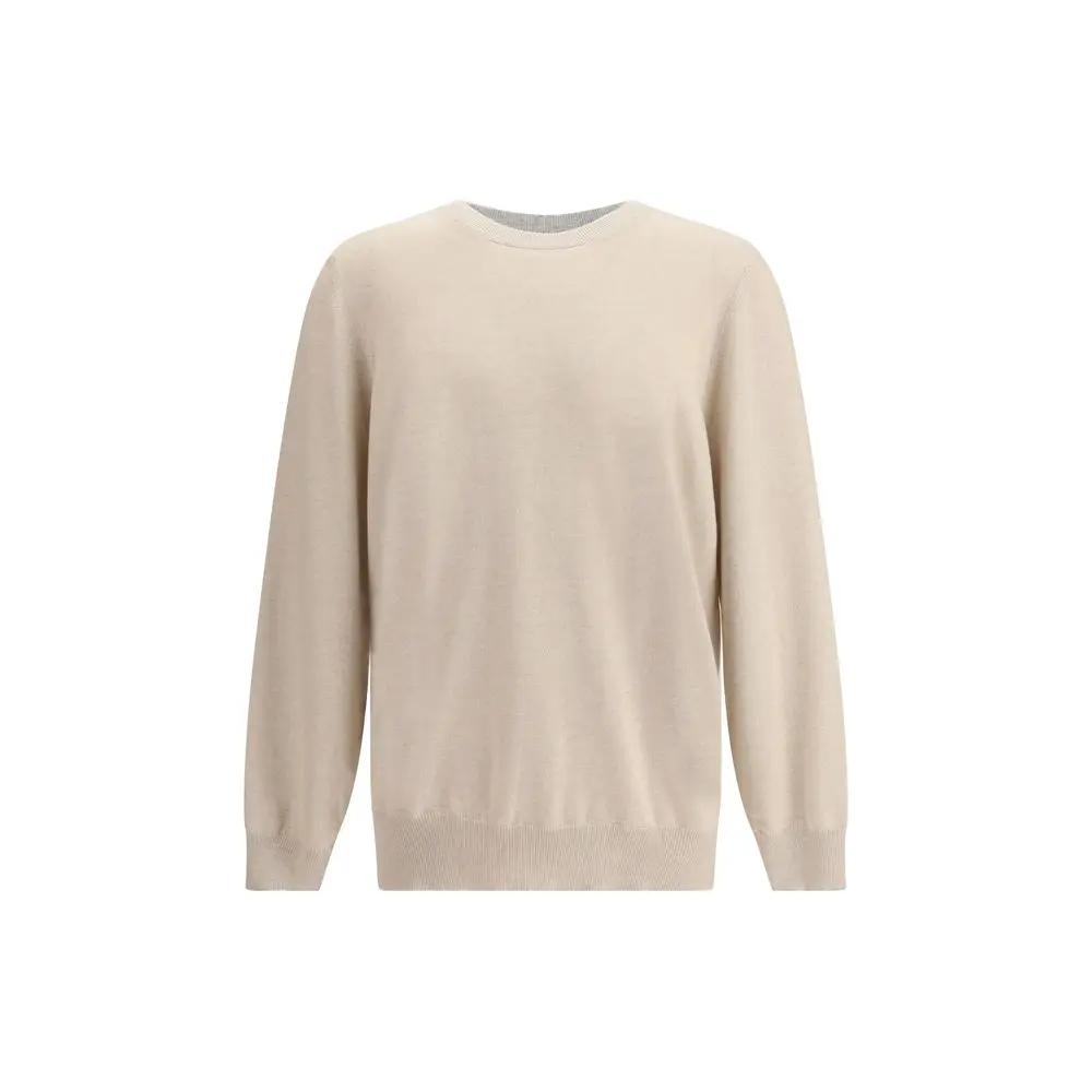 Brunello Cucinelli Pull en Cachemire Beige