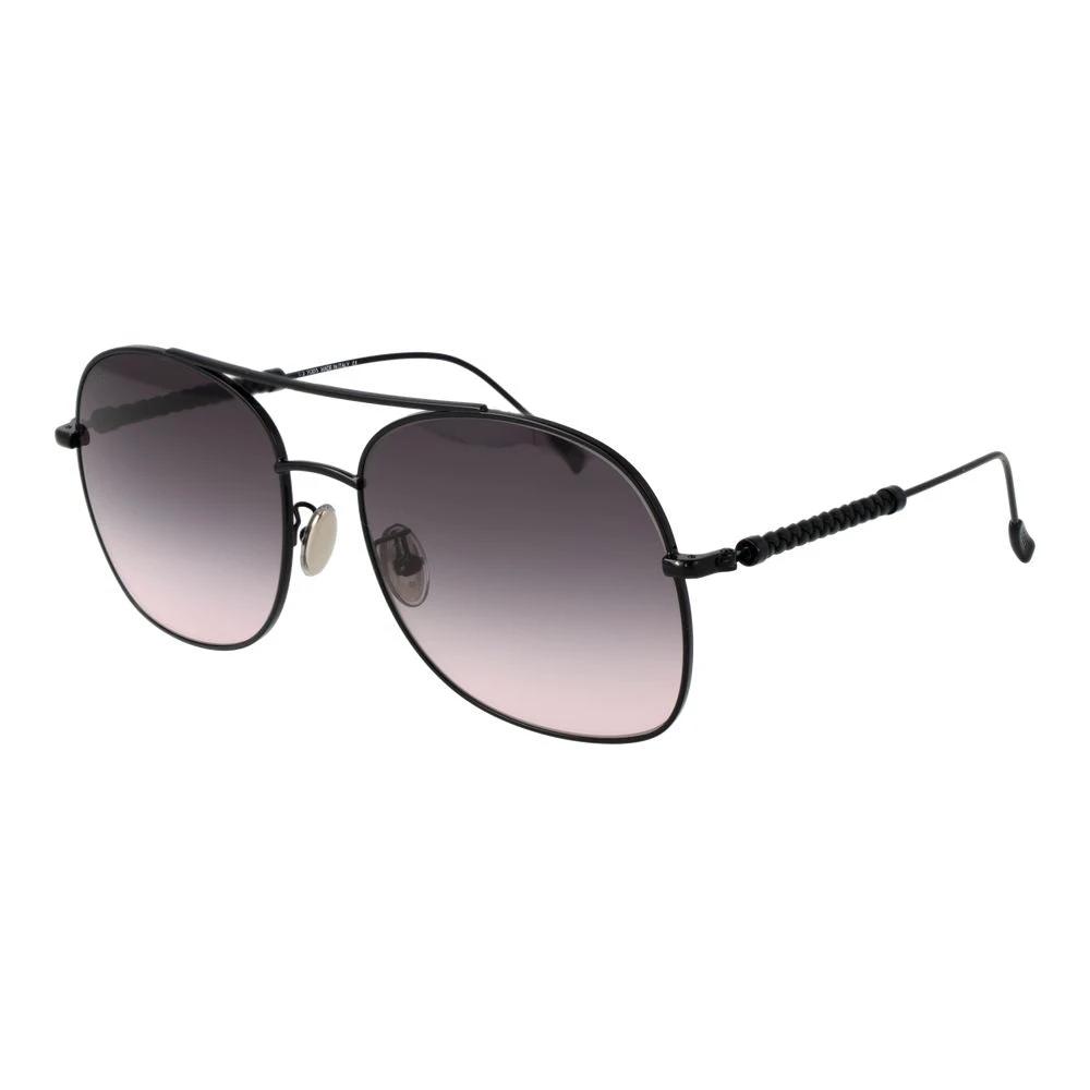 Lunettes de soleil en métal noir Tod's