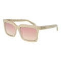 Lunettes de soleil en acétate d'or GCDS