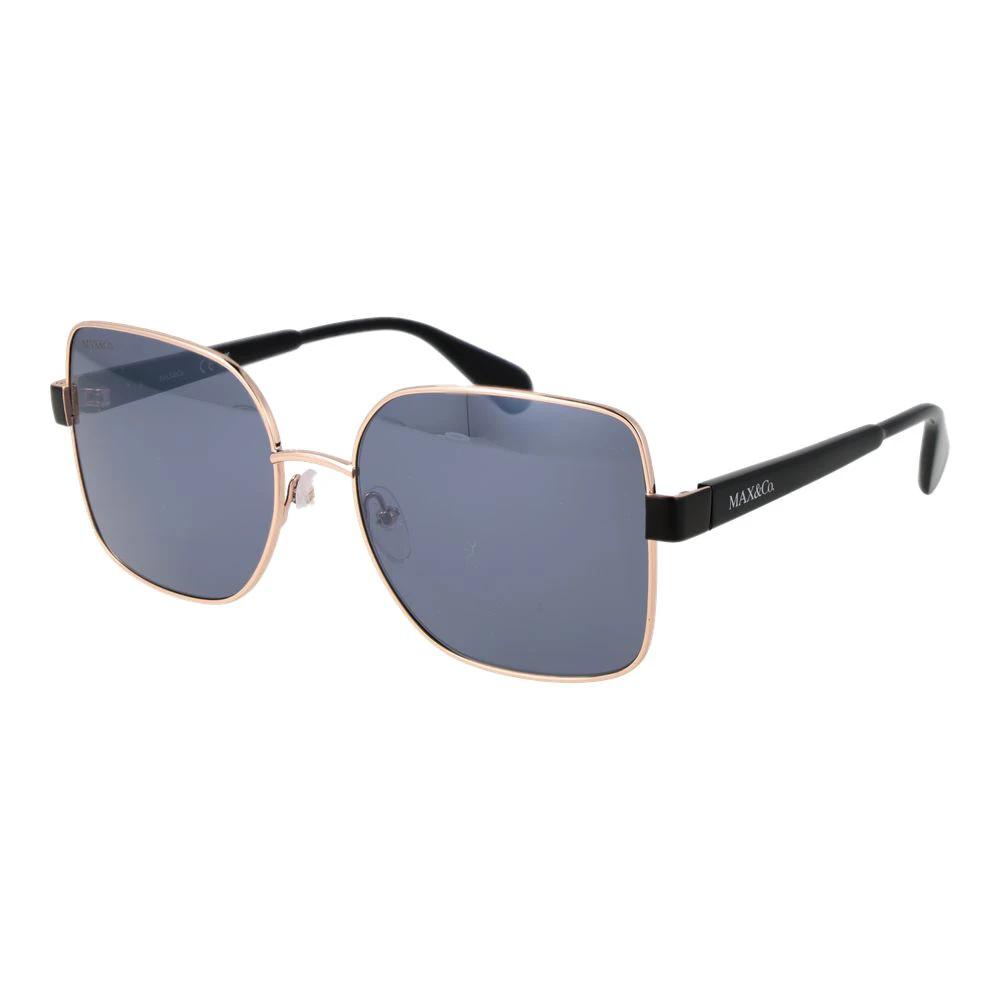 Lunettes de soleil Max &amp; Co en métal doré rose