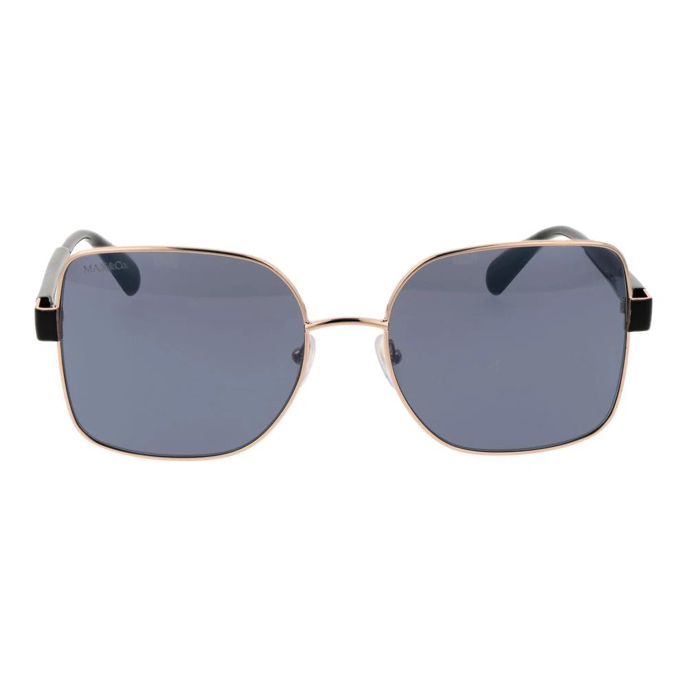 Lunettes de soleil Max &amp; Co en métal doré rose