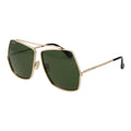 Lunettes de soleil Max Mara en métal doré