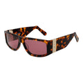 Lunettes de soleil GCDS en acétate marron