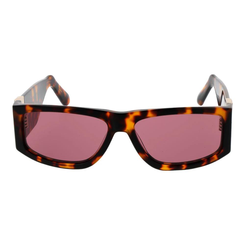 Lunettes de soleil GCDS en acétate marron