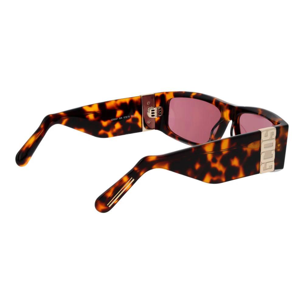 Lunettes de soleil GCDS en acétate marron