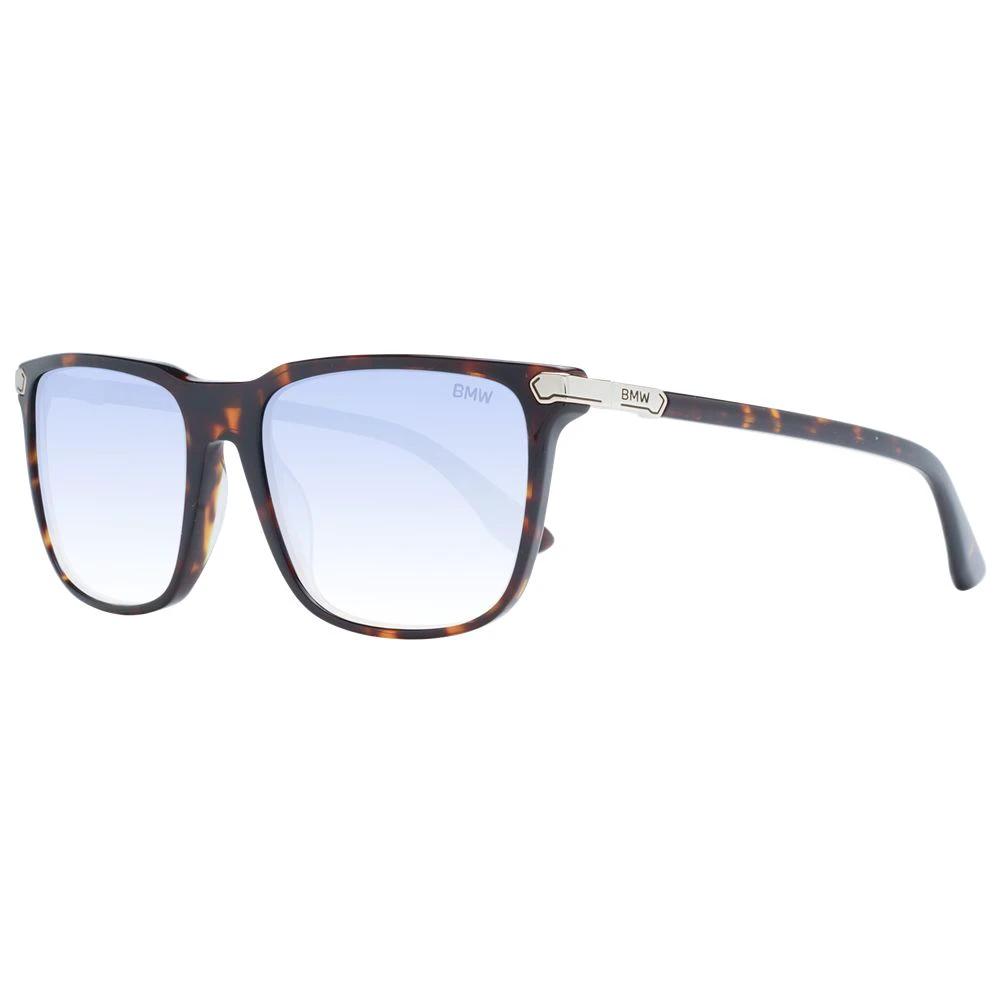 Lunettes de soleil en plastique marron BMW