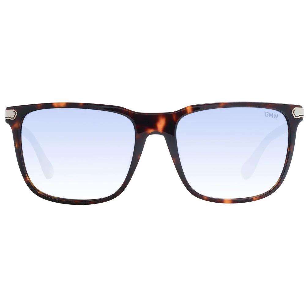 Lunettes de soleil en plastique marron BMW