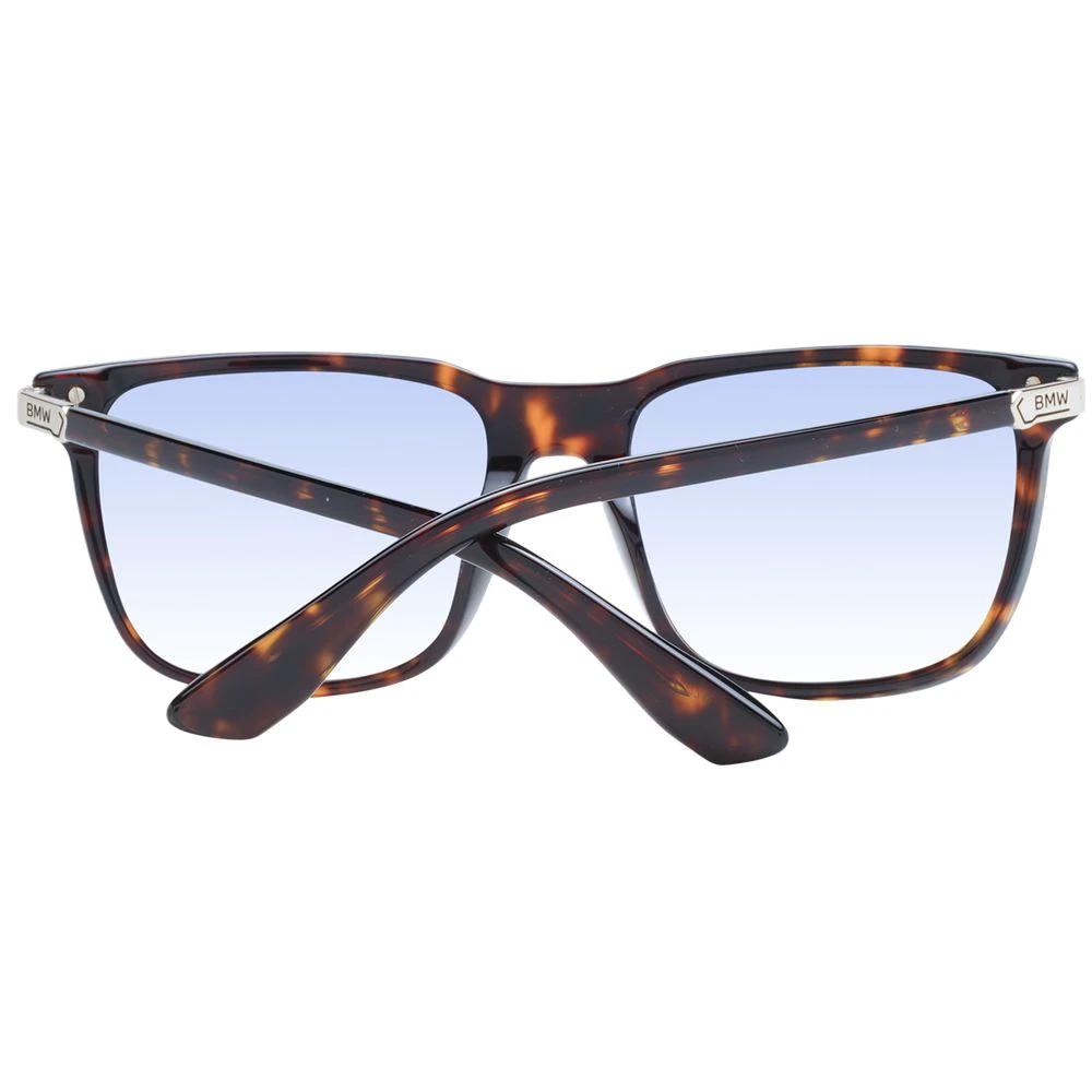 Lunettes de soleil en plastique marron BMW