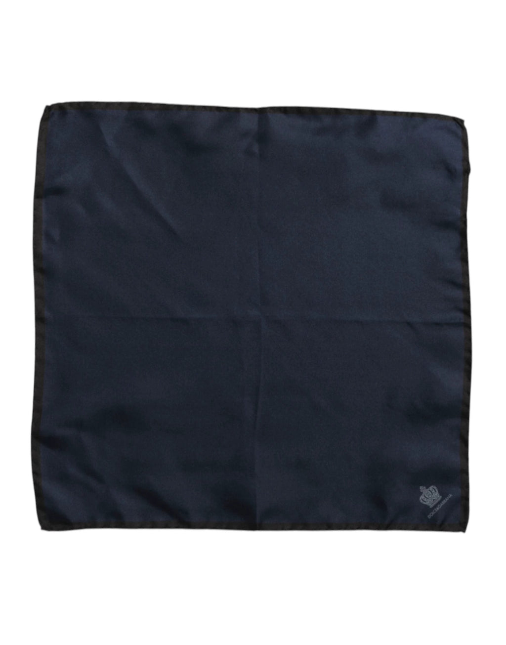 Dolce & Gabbana Blue DG Crown Silk Square Men Foulard Scarf by Dolce & Gabbana