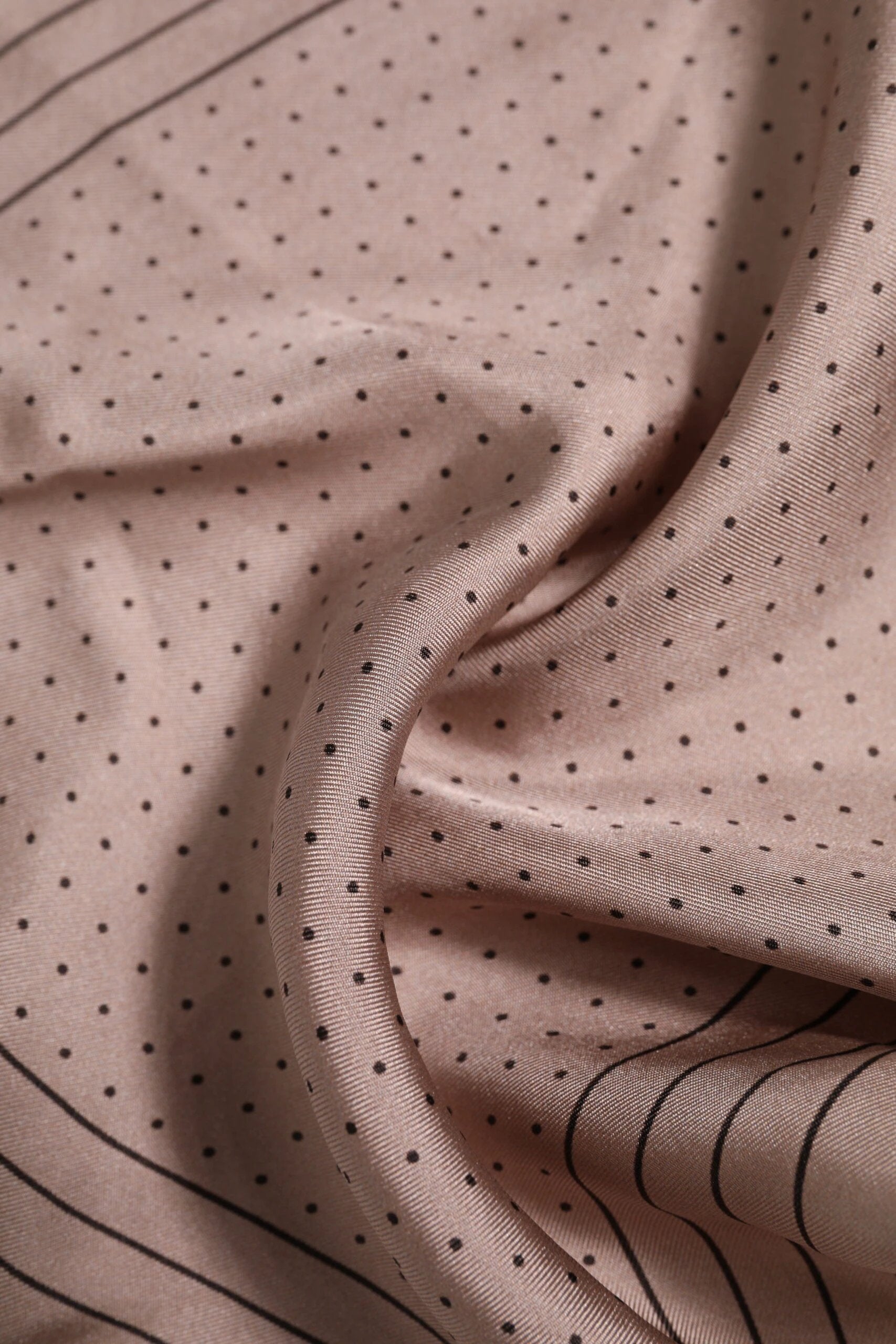 Dolce & Gabbana Beige Dotted Silk Square Men Foulard Scarf by Dolce & Gabbana