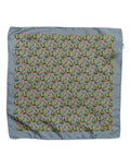 Dolce & Gabbana Gray Green Cactus Print Square Foulard Scarf by Dolce & Gabbana