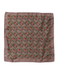 Dolce & Gabbana Brown Chilis Silk Square Men Foulard Scarf by Dolce & Gabbana