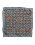 Dolce & Gabbana Gray Chilis Silk Square Men Foulard Scarf by Dolce & Gabbana