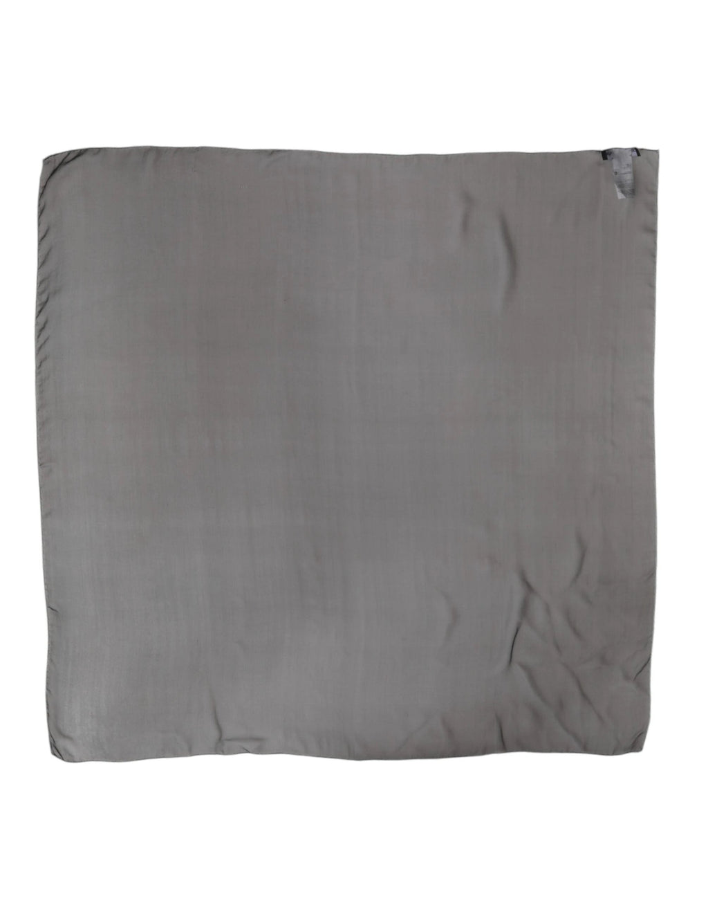 Dolce & Gabbana Gray Black Silk Square Women Foulard Scarf by Dolce & Gabbana