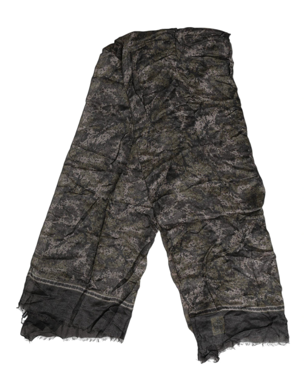 Dolce & Gabbana Camouflage Neck Warmer Wrap Foulard Scarf by Dolce & Gabbana